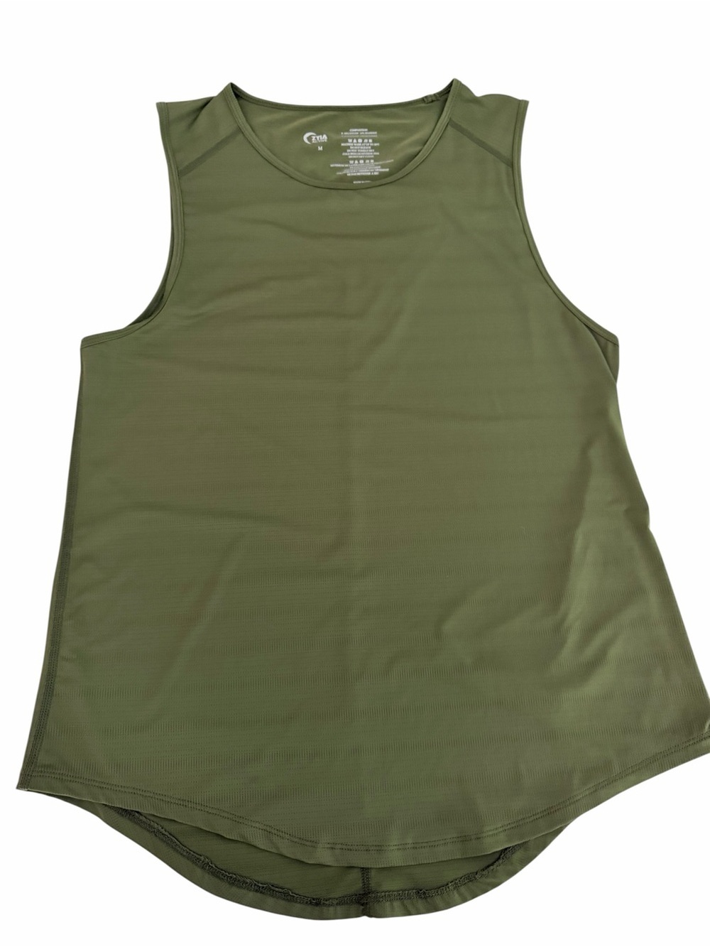 ZYIA Olive Horizon Muscle Tank Athletic Workout Top m